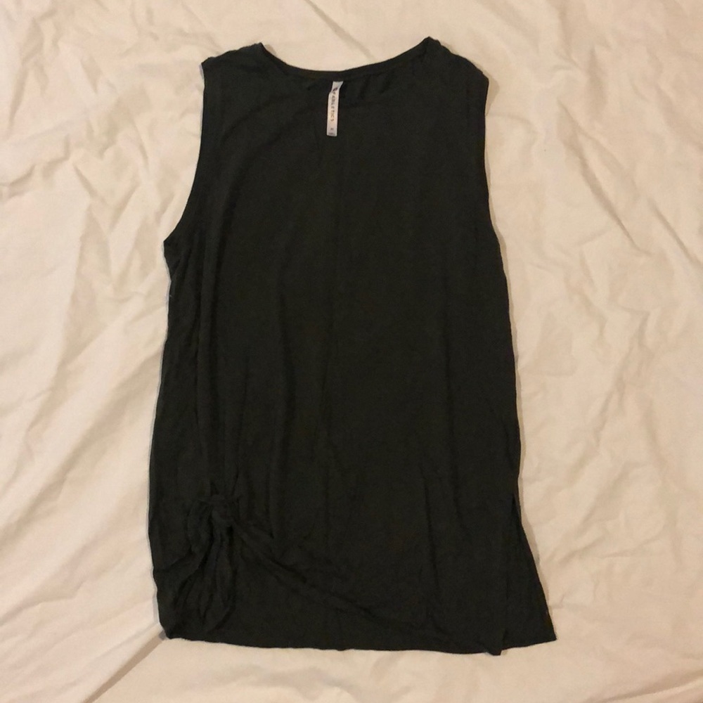 Dark Green muscle top